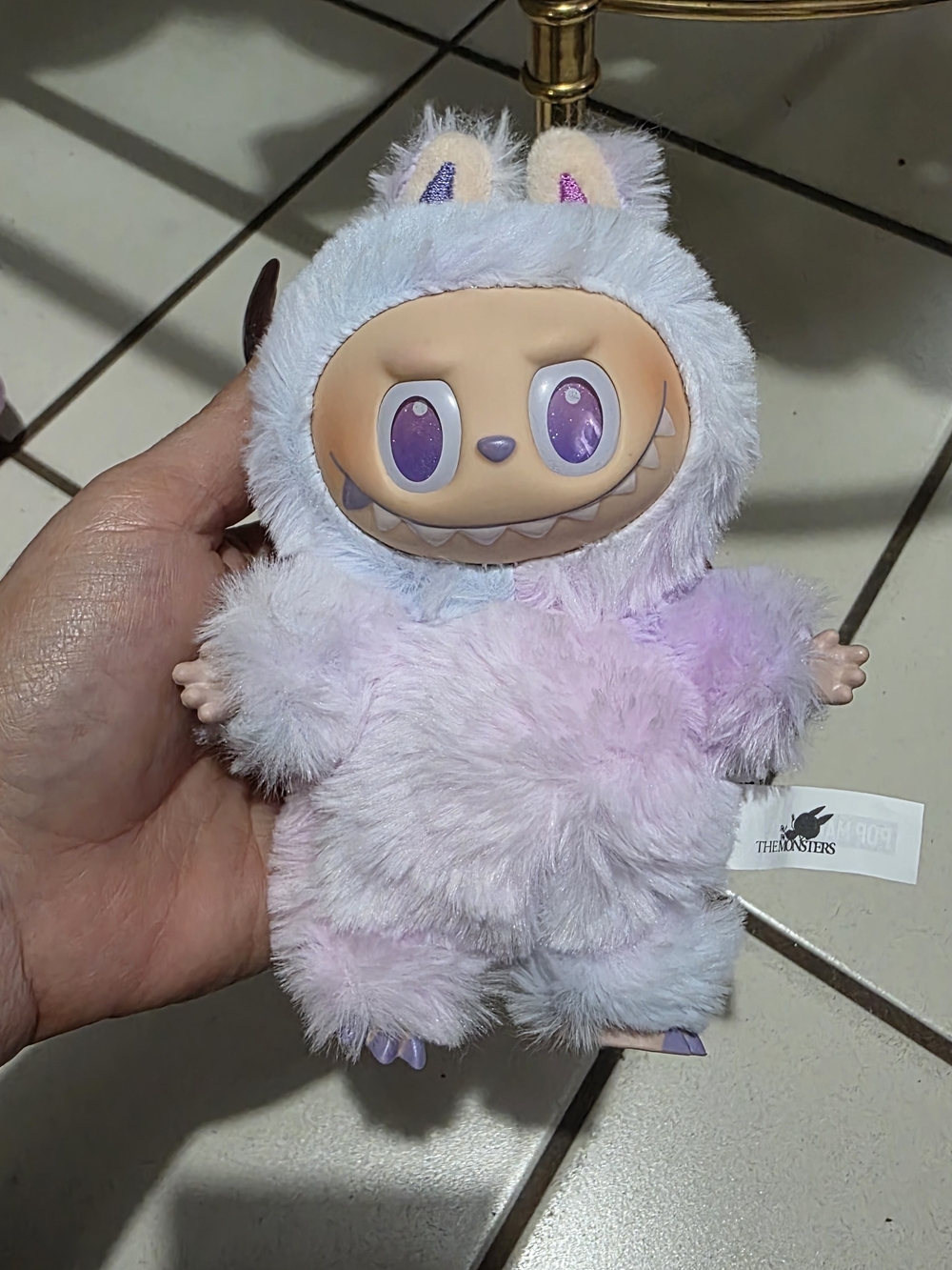 Plush Pastel Bunny Monster Plush - Pastel Blue/Pink